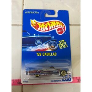 Hot Wheels 1959 Cadillac New Paint Style Die Cast Metal Car‎ Collector No 200